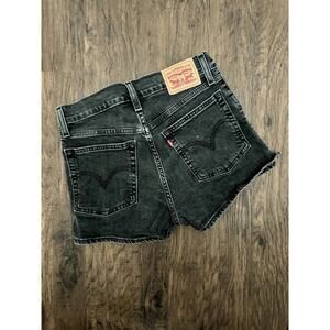 Levis Black Denim Shorts